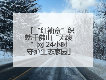 “红袖章”织就千佛山“无废”网 24小时守护生态家园