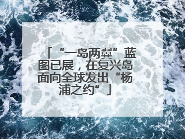 “一岛两翼”蓝图已展，在复兴岛面向全球发出“杨浦之约”
