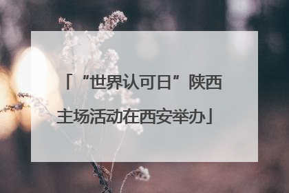 “世界认可日”陕西主场活动在西安举办