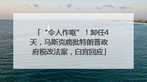 “令人作呕”！卸任4天，马斯克痛批特朗普政府税改法案，白宫回应