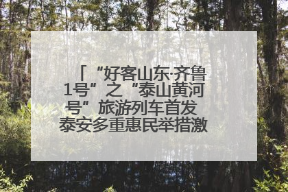 “好客山东·齐鲁1号”之“泰山黄河号”旅游列车首发 泰安多重惠民举措激活文旅消费新动能