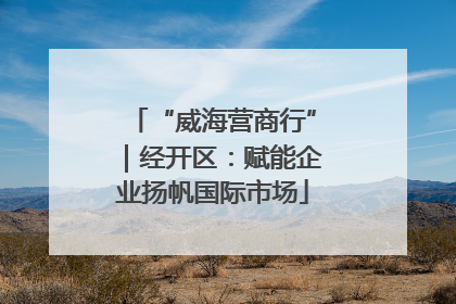 “威海营商行”｜经开区：赋能企业扬帆国际市场