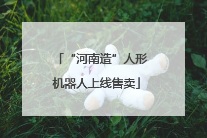 “河南造”人形机器人上线售卖