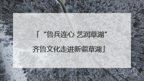 “鲁兵连心 艺润草湖” 齐鲁文化走进新疆草湖