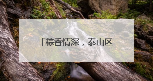 粽香情深，泰山区财源街道科山社区共织端午邻里情