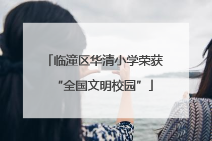 临潼区华清小学荣获“全国文明校园”