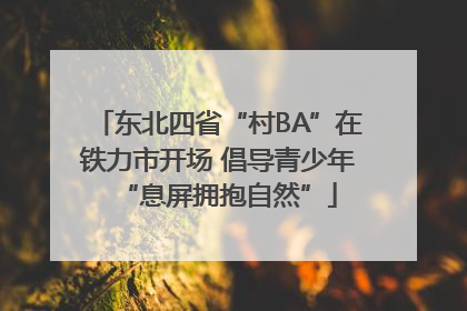东北四省“村BA”在铁力市开场 倡导青少年“息屏拥抱自然”