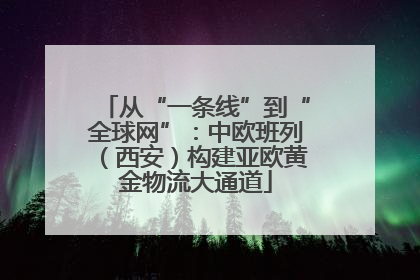 从“一条线”到“全球网”：中欧班列（西安）构建亚欧黄金物流大通道