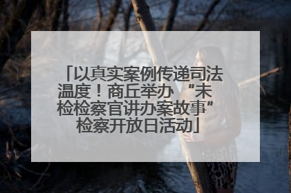 以真实案例传递司法温度！商丘举办 “未检检察官讲办案故事” 检察开放日活动