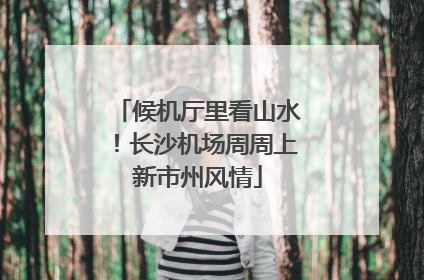 候机厅里看山水！长沙机场周周上新市州风情