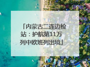 内蒙古二连边检站：护航第11万列中欧班列出境