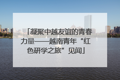 凝聚中越友谊的青春力量——越南青年“红色研学之旅”见闻