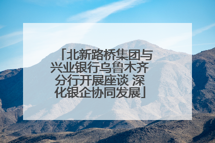 北新路桥集团与兴业银行乌鲁木齐分行开展座谈 深化银企协同发展