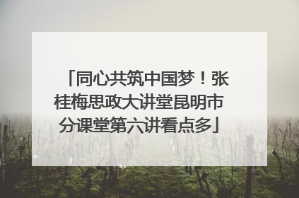 同心共筑中国梦！张桂梅思政大讲堂昆明市分课堂第六讲看点多