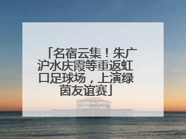 名宿云集！朱广沪水庆霞等重返虹口足球场，上演绿茵友谊赛