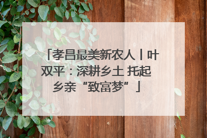 孝昌最美新农人丨叶双平：深耕乡土 托起乡亲“致富梦”