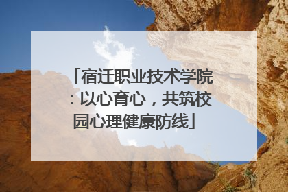宿迁职业技术学院：以心育心，共筑校园心理健康防线