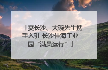 宴长沙、大碗先生携手入驻 长沙佳海工业园“满员运行”