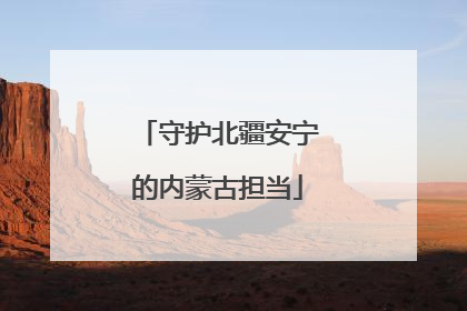 守护北疆安宁的内蒙古担当