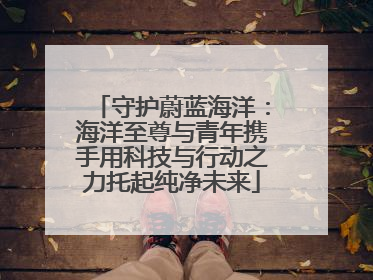 守护蔚蓝海洋：海洋至尊与青年携手用科技与行动之力托起纯净未来