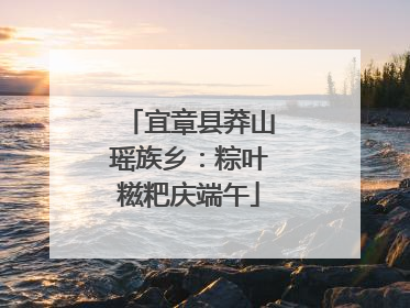 宜章县莽山瑶族乡：粽叶糍粑庆端午