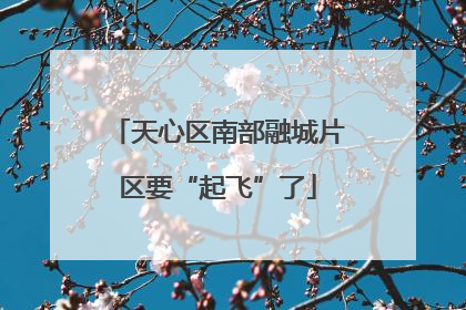 天心区南部融城片区要“起飞”了