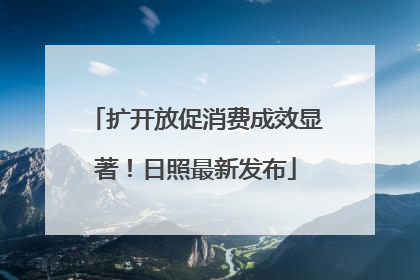 扩开放促消费成效显著！日照最新发布