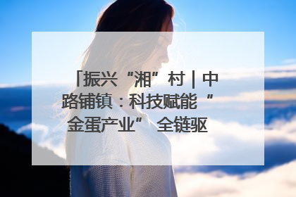 振兴“湘”村｜中路铺镇：科技赋能“金蛋产业” 全链驱动乡村振兴