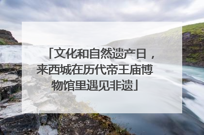 文化和自然遗产日，来西城在历代帝王庙博物馆里遇见非遗