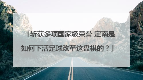 斩获多项国家级荣誉 定南是如何下活足球改革这盘棋的？