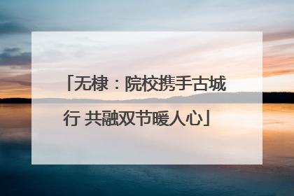 无棣：院校携手古城行 共融双节暖人心
