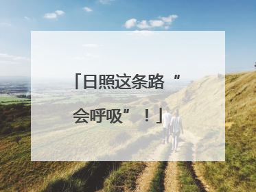 日照这条路“会呼吸”！
