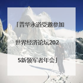 普华永道受邀参加世界经济论坛2025新领军者年会