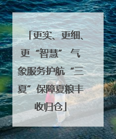 更实、更细、更“智慧” 气象服务护航“三夏”保障夏粮丰收归仓