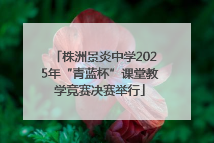 株洲景炎中学2025年“青蓝杯”课堂教学竞赛决赛举行