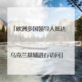 欧洲多国领导人抵达乌克兰基辅进行访问