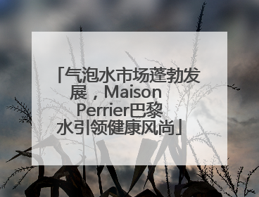 气泡水市场蓬勃发展，Maison Perrier巴黎水引领健康风尚