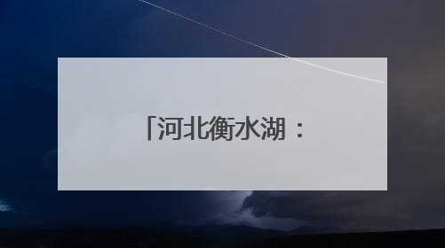 河北衡水湖：近万只夏候鸟进入繁殖期