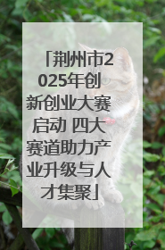 荆州市2025年创新创业大赛启动 四大赛道助力产业升级与人才集聚