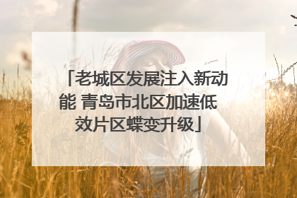 老城区发展注入新动能 青岛市北区加速低效片区蝶变升级