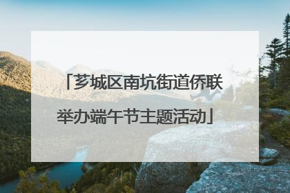 芗城区南坑街道侨联举办端午节主题活动