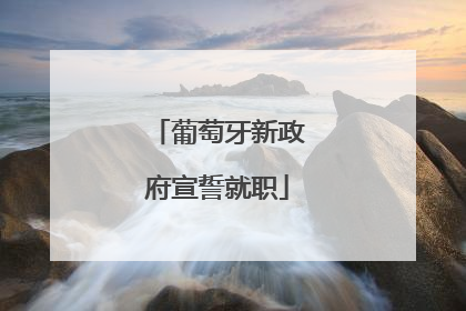 葡萄牙新政府宣誓就职