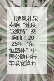 逐风礼泉奏响“速度与激情”交响曲！2025年“东恒盛杯”中国公路自行车联赛第五站（陕西·礼泉站）正式开赛