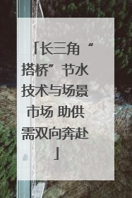 长三角“搭桥”节水技术与场景市场 助供需双向奔赴