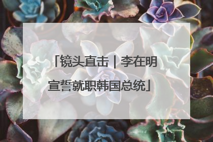 镜头直击｜李在明宣誓就职韩国总统
