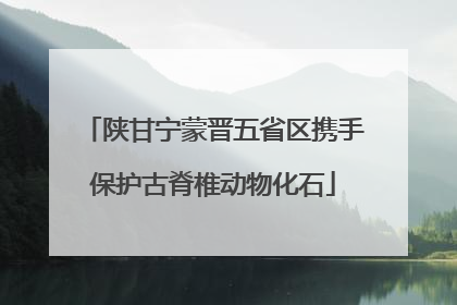 陕甘宁蒙晋五省区携手保护古脊椎动物化石