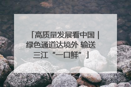 高质量发展看中国｜绿色通道达境外 输送三江“一口鲜”