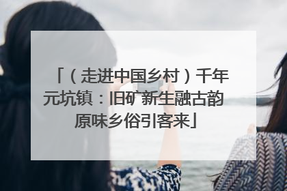 （走进中国乡村）千年元坑镇：旧矿新生融古韵 原味乡俗引客来