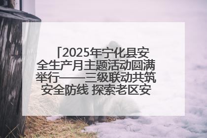2025年宁化县安全生产月主题活动圆满举行——三级联动共筑安全防线 探索老区安全发展新路径