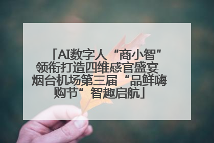 AI数字人“商小智”领衔打造四维感官盛宴 烟台机场第三届“品鲜嗨购节”智趣启航